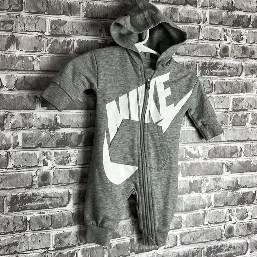 Baby Boy's Nike hoodie romper‎